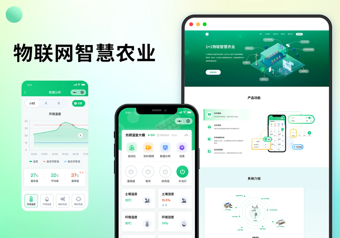 物(wù)聯網智慧農(nóng)業(yè)軟件(jiàn)